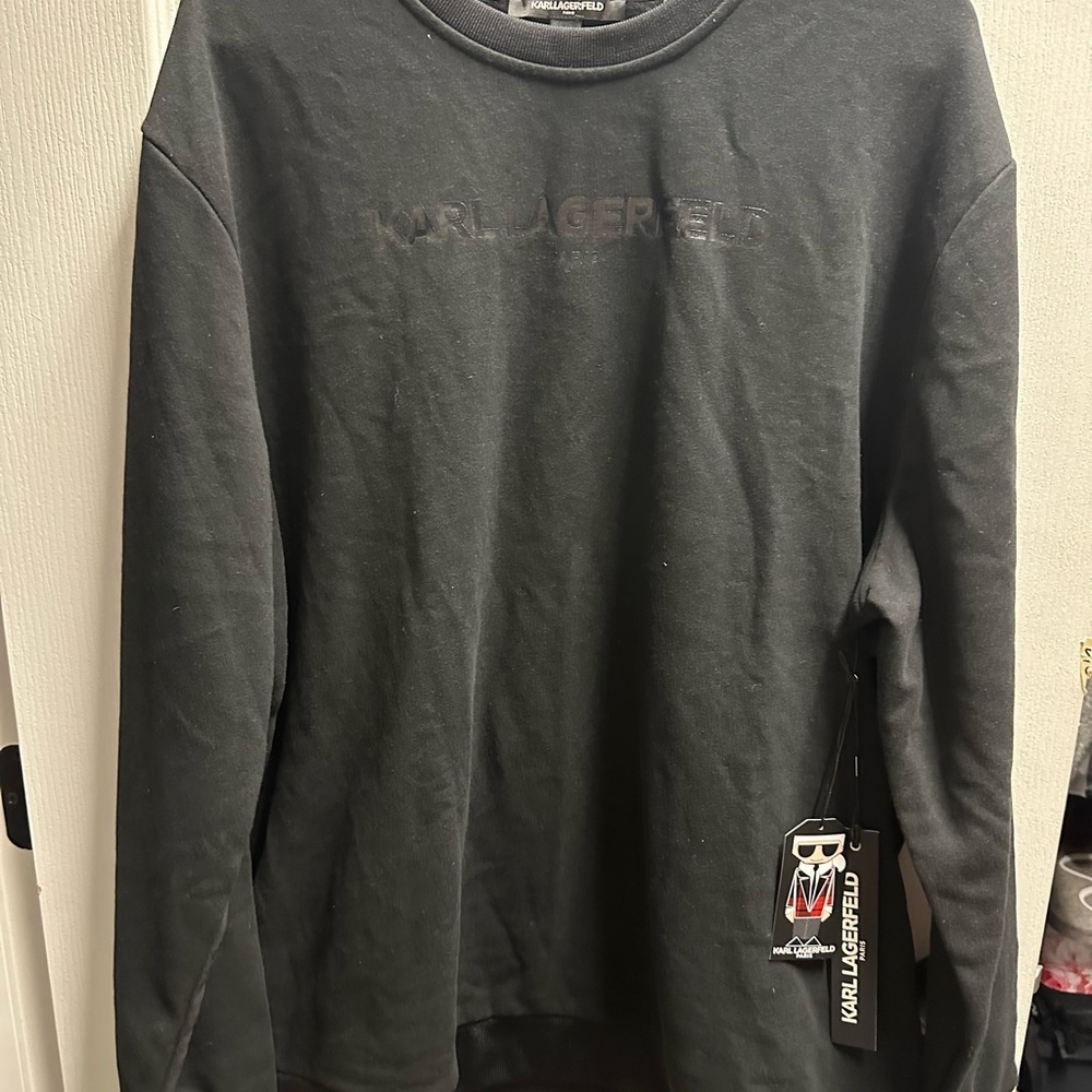 Karl Lagerfeld Black Sweatshirt size 2XL / NWT #44